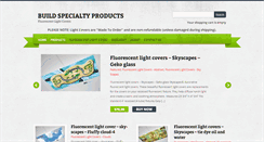 Desktop Screenshot of buildspecialtyproducts.com