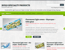 Tablet Screenshot of buildspecialtyproducts.com